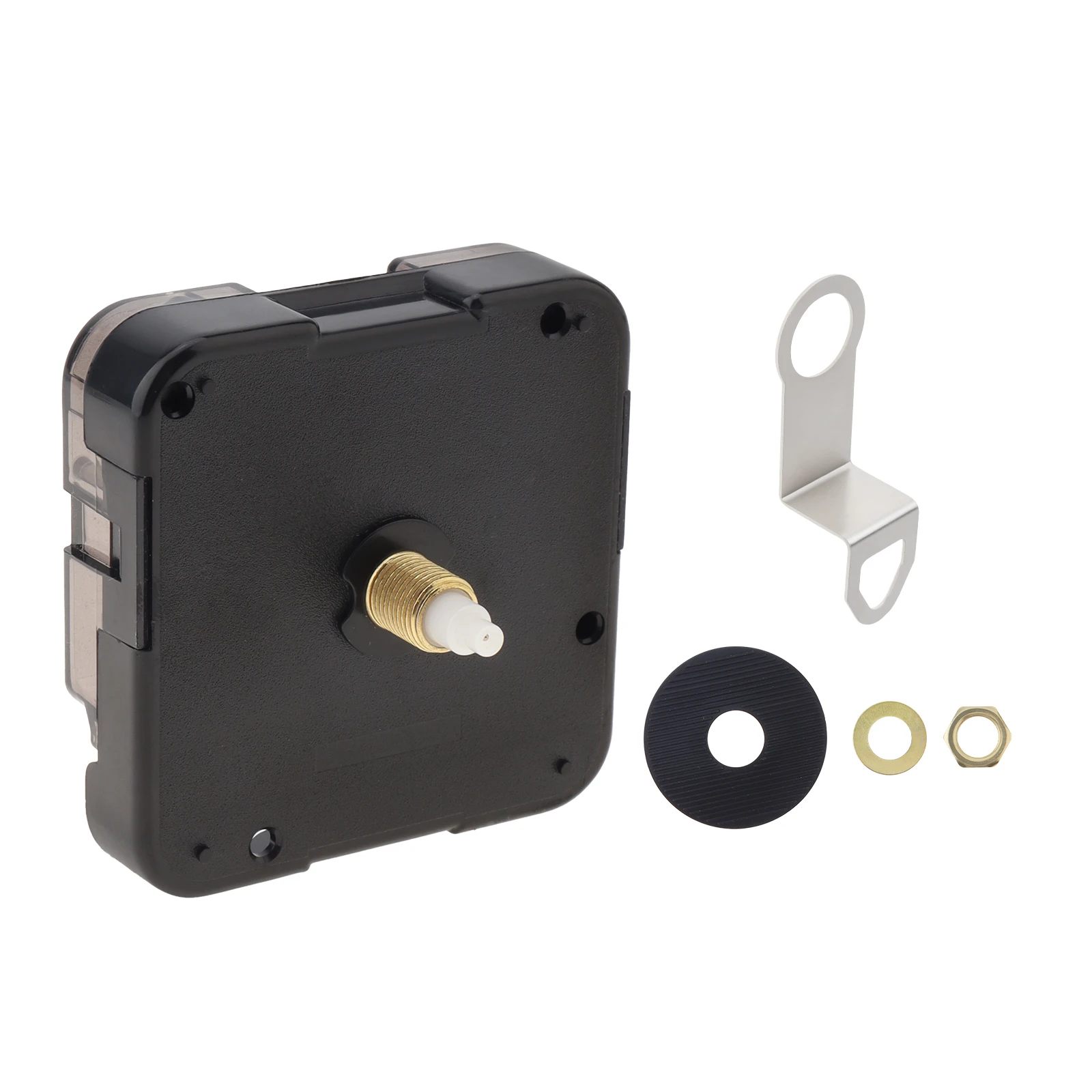 17mm Shaft Length Quartz 12888 Silent Clock Movement Replacement for Wall Clock with Metal Hook,Operated Wall Clock Repair Tools
