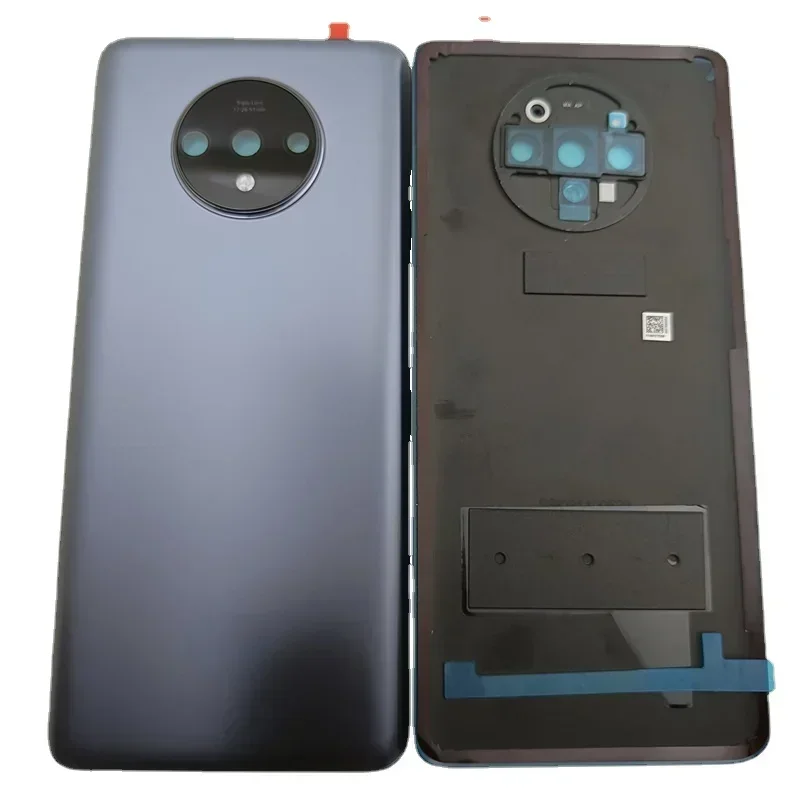 For Oneplus 7T Glass Battery Cover Rear  Panel Housing Case With Camera Lens