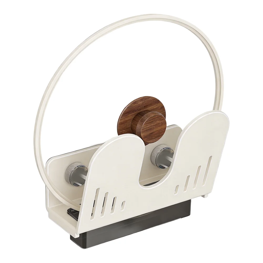1PC Pot Lid Rack U-Shaped Groove Design Strong Load-Bearing Capacity Stable Pot Lid Rack Vacuum Cleaner Parts Accessories