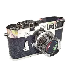M3 Camera 3d Metal Puzzle Glue-free All Metal Color Emulation Camera DIY Assembly Model Kits Jigsaw Puzzle Toys for Adult