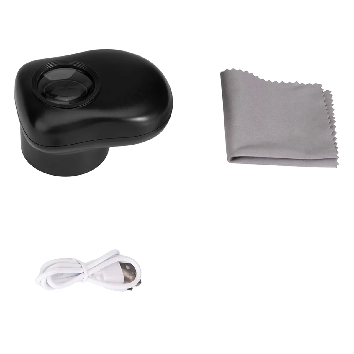 【T330】Lupa de lente de vidro duplo 40X com luzes LED brilhantes (3 modos), lupa de joalheiros portátil para selos de moedas