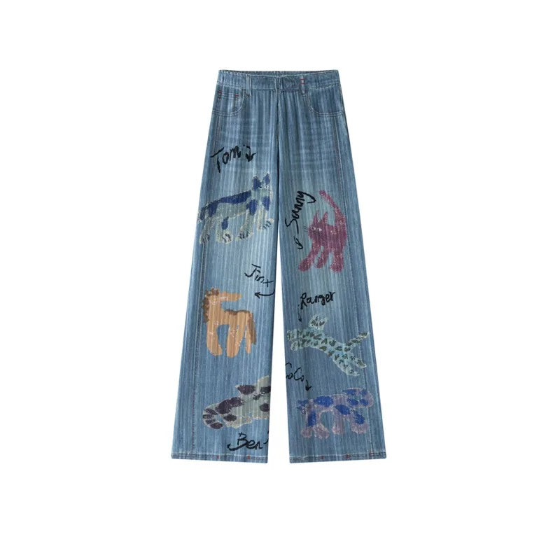 Miyake Pleated Wide-Leg Pants for Women 2026 New Spring High-Waisted Draped Casual Versatile Loose Plus Size Pleated Trousers
