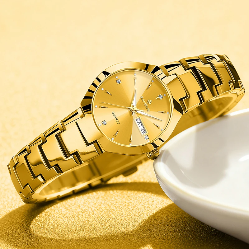 BANGWEI جديد الإبداعية الماس ووتش المرأة أزياء أنيقة ساعات يد للهدايا النساء للماء مضيئة الكوارتز السيدات ووتش