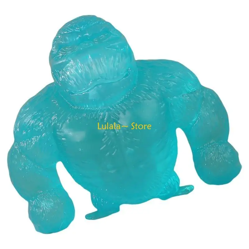 Y4QA Squeeze Stress Toy Decompression Vent Toy Stretchy Gorillas for Office Student