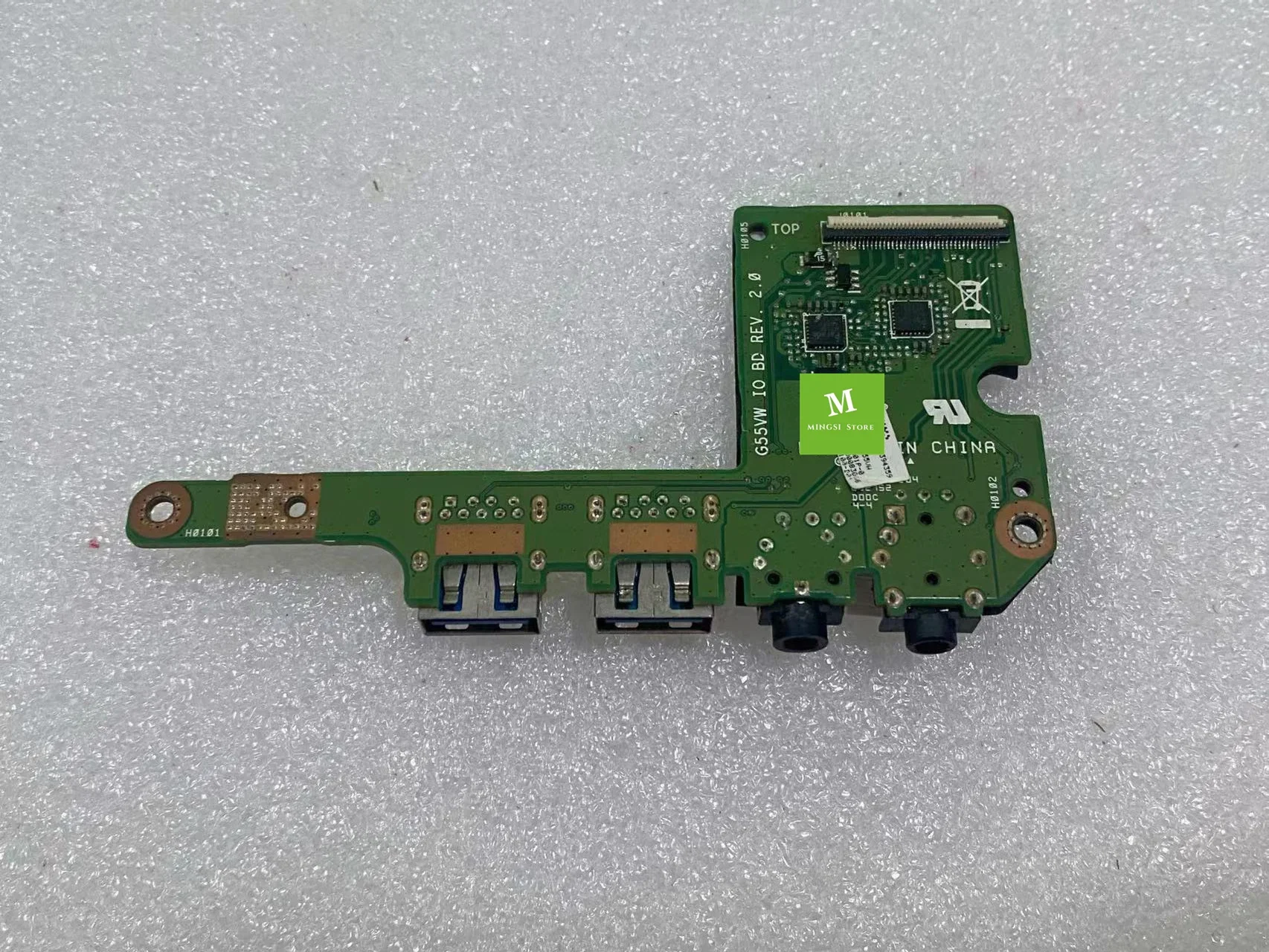 

FOR ASUS G55VW DUAL USB AUDIO BOARD W CABLE 69N0MKB11D01 60-NB7IO1100-D01