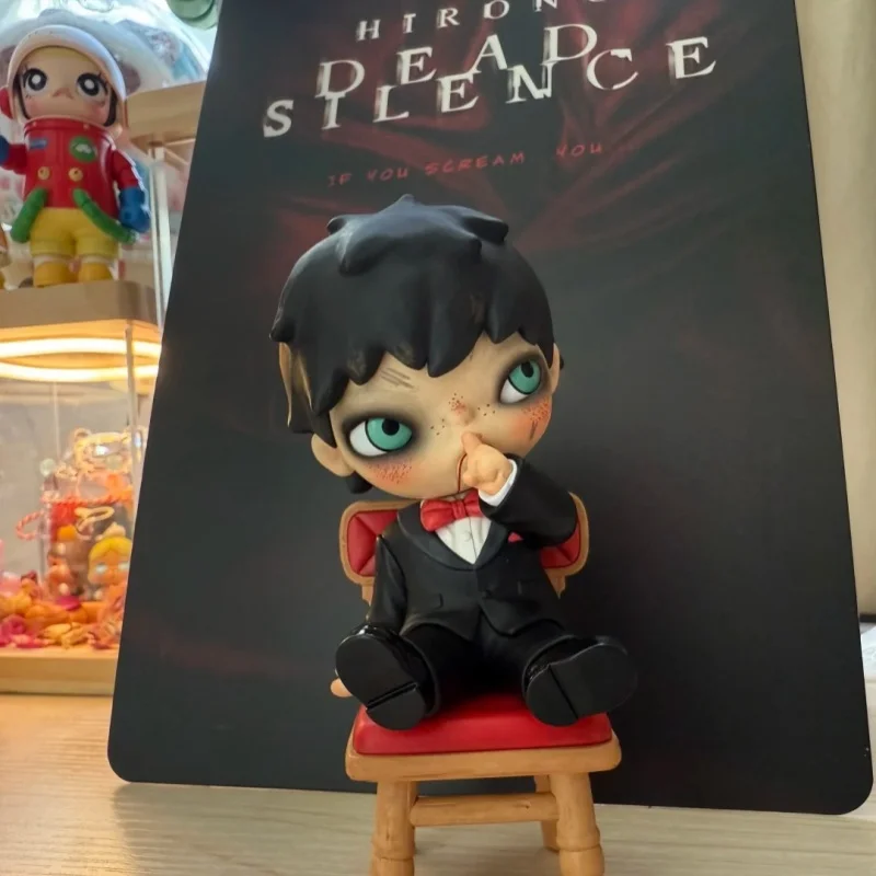 Original Popmart Hirono ×Dead Silence Figure Co Branded Hanging Card And Hirono Keith Haring Handmade Toy Festival surprise Gift