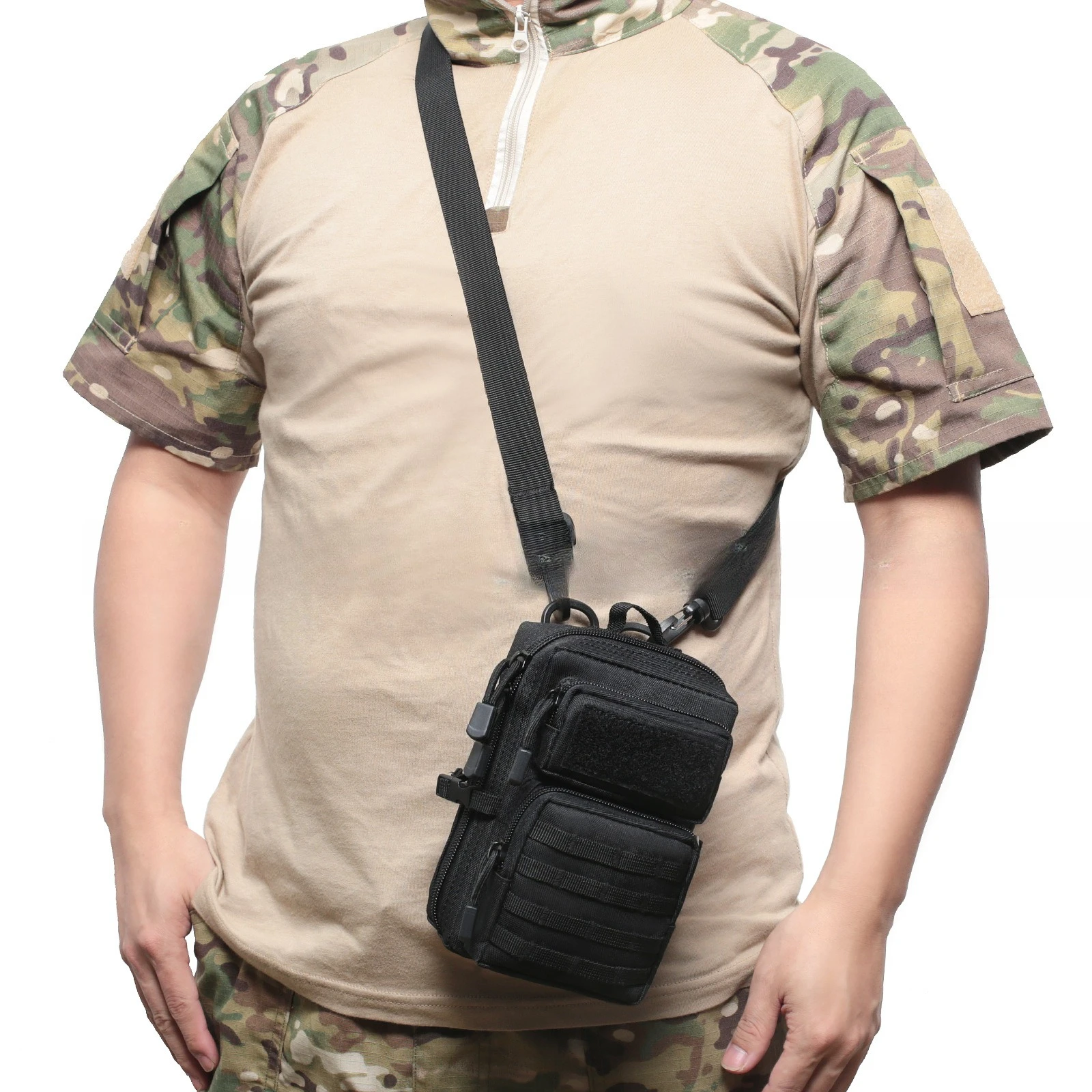 

Многофункциональная водонепроницаемая оксфордская тактическая камуфляжная сумка через плечо для мобильного телефона и хранения разных вещей