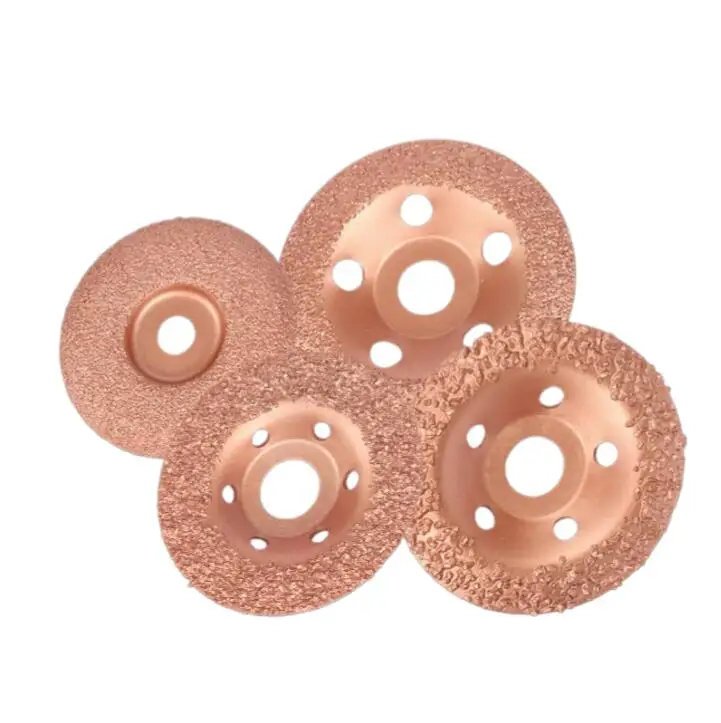 Brazing Broken Grain Alloy Tungsten Steel Grinding Disc Rubber Grinding Tire Wood Tea Tray Grinding Groove Piercing Wheel