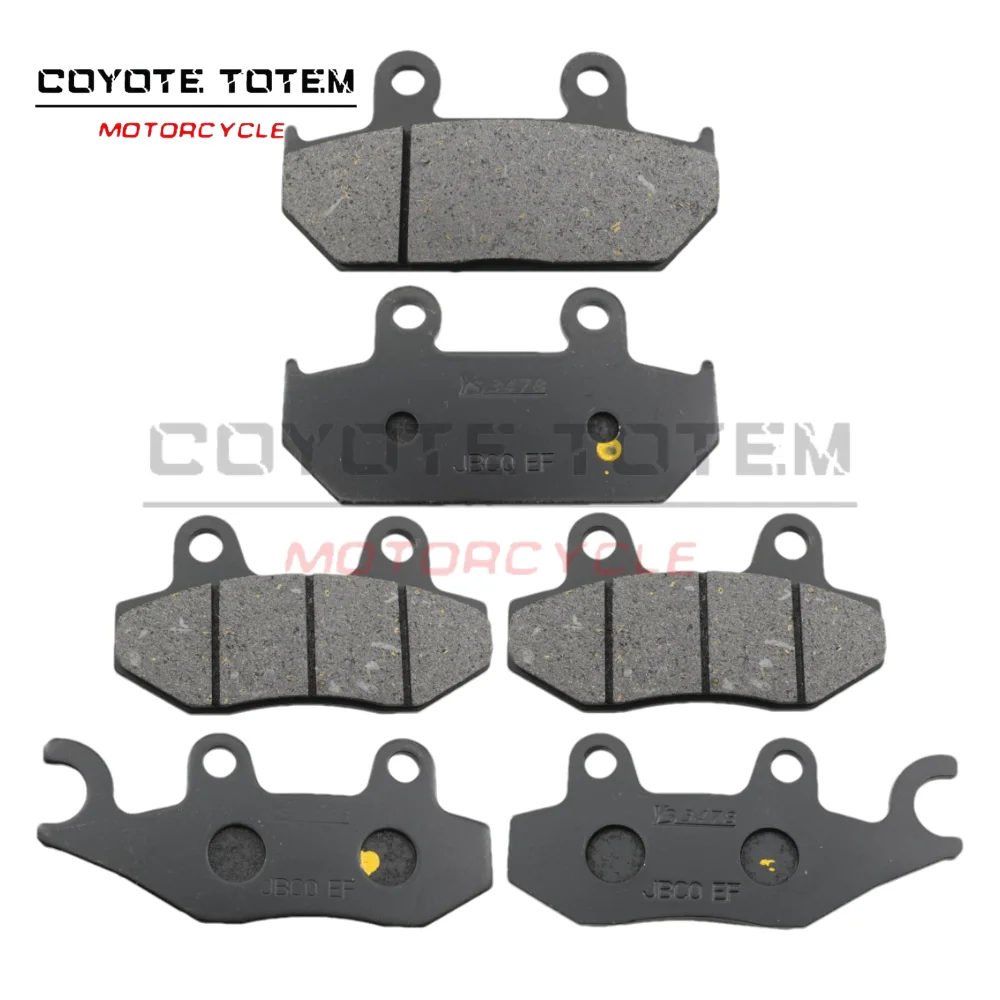 

The front and rear brake pads for motorcycles are suitable for Suzuki Tenryu 250/400 AN, 250 07-08 AN, and 400 07-20