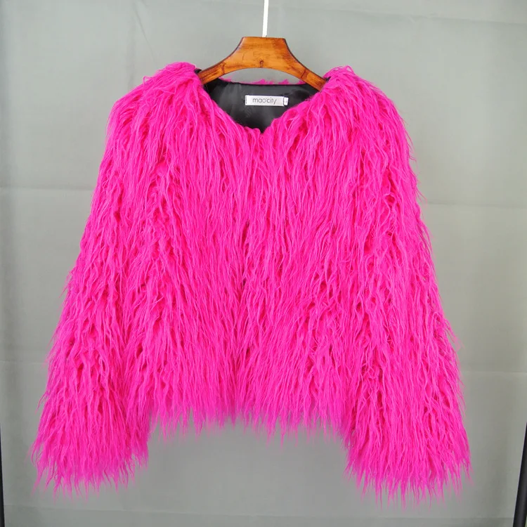 DEAT Fur Imitation Fur Coat Korean Version Pure Color Beach Wool Women's Short Coat Straight 2026 Winter Wram Jackets 11A06487
