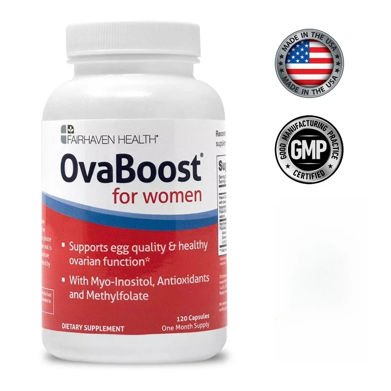 

OvaBoost - Female Fertility Support - Improve Egg Quality, Hormone Balance, and Ovarian Function