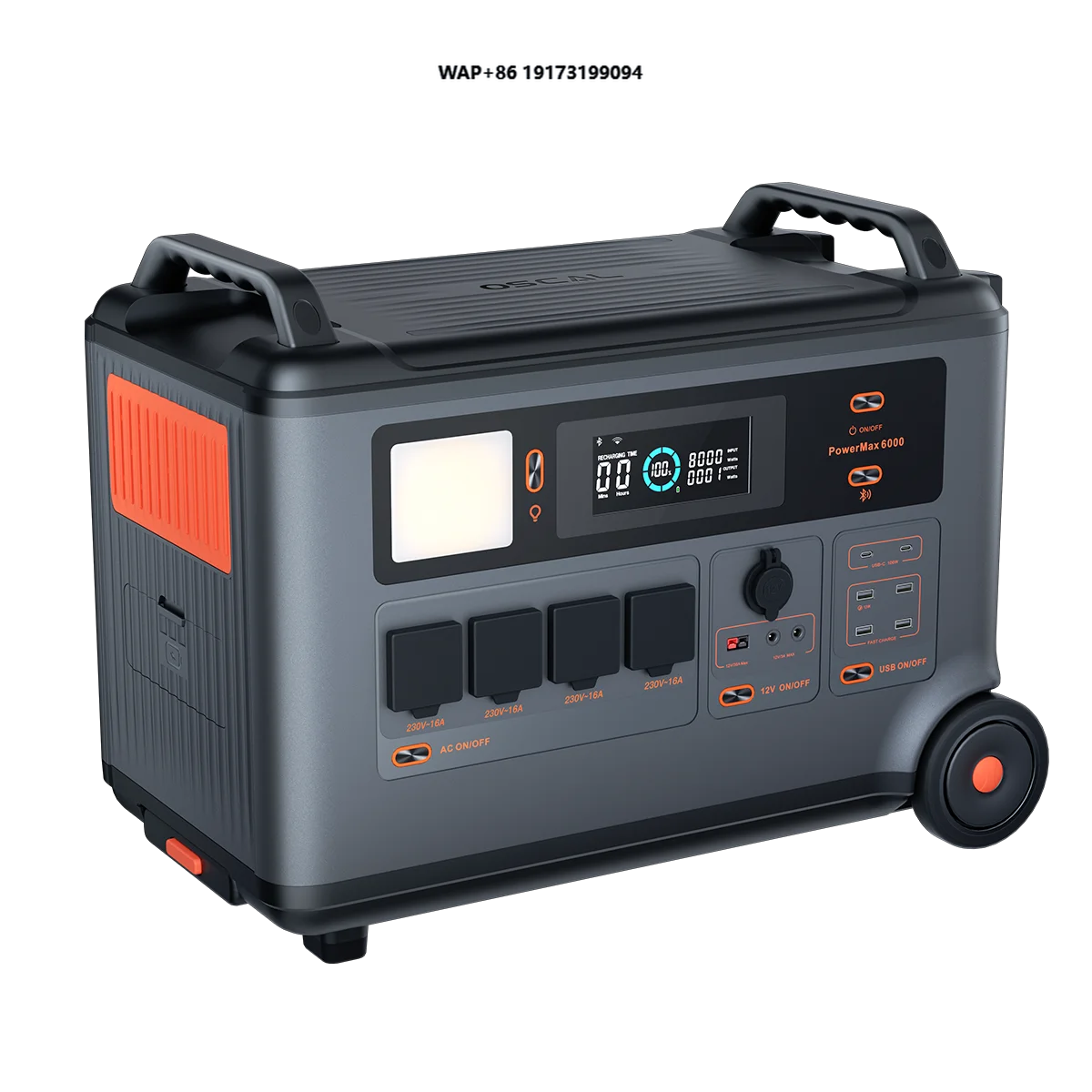 Portable Station LiFePO4 220V 3000W 6000W 3600Wh Pure Sine Wave Car Compatible Outdoor Station for RV Camping Emergency