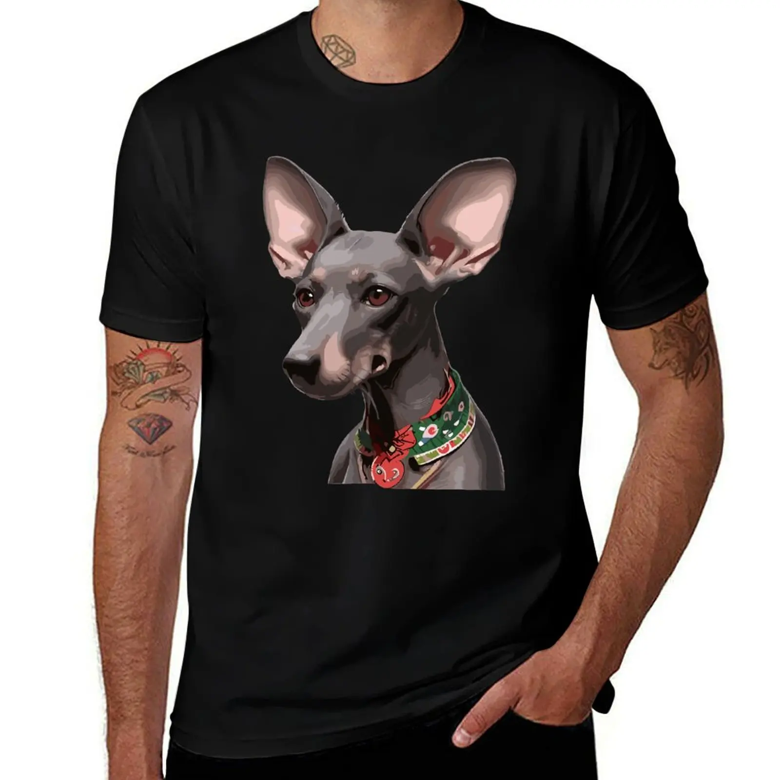 

Xolo Dog T-Shirt Basic Regular Fit Casual T-Shirt