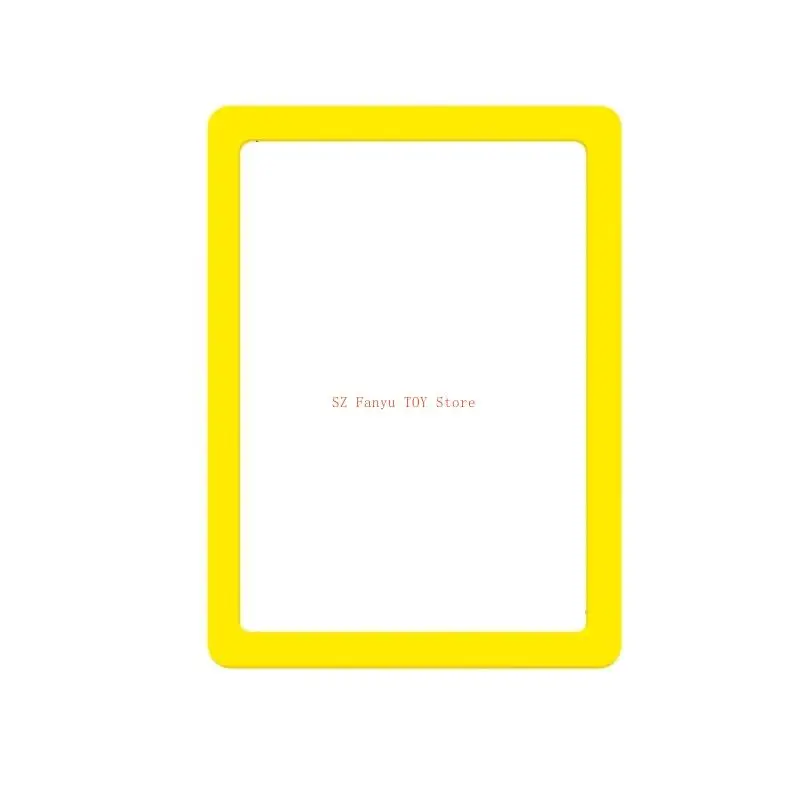 96GC 10PCs PVC Card Sleeves AntiFade Protective Colorful Border Collector Card Holder