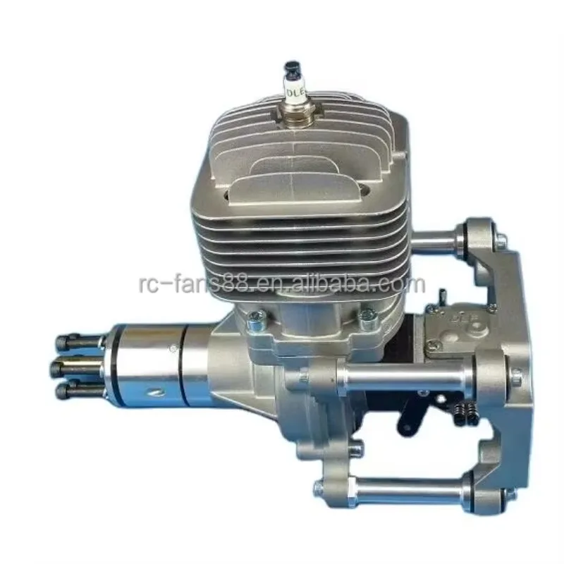 

DLE85 85CC Engine for RC Airplane Fixed Wing Model Single Stroke Two Exhaust Wind Cold Hands Start After Stroke Model