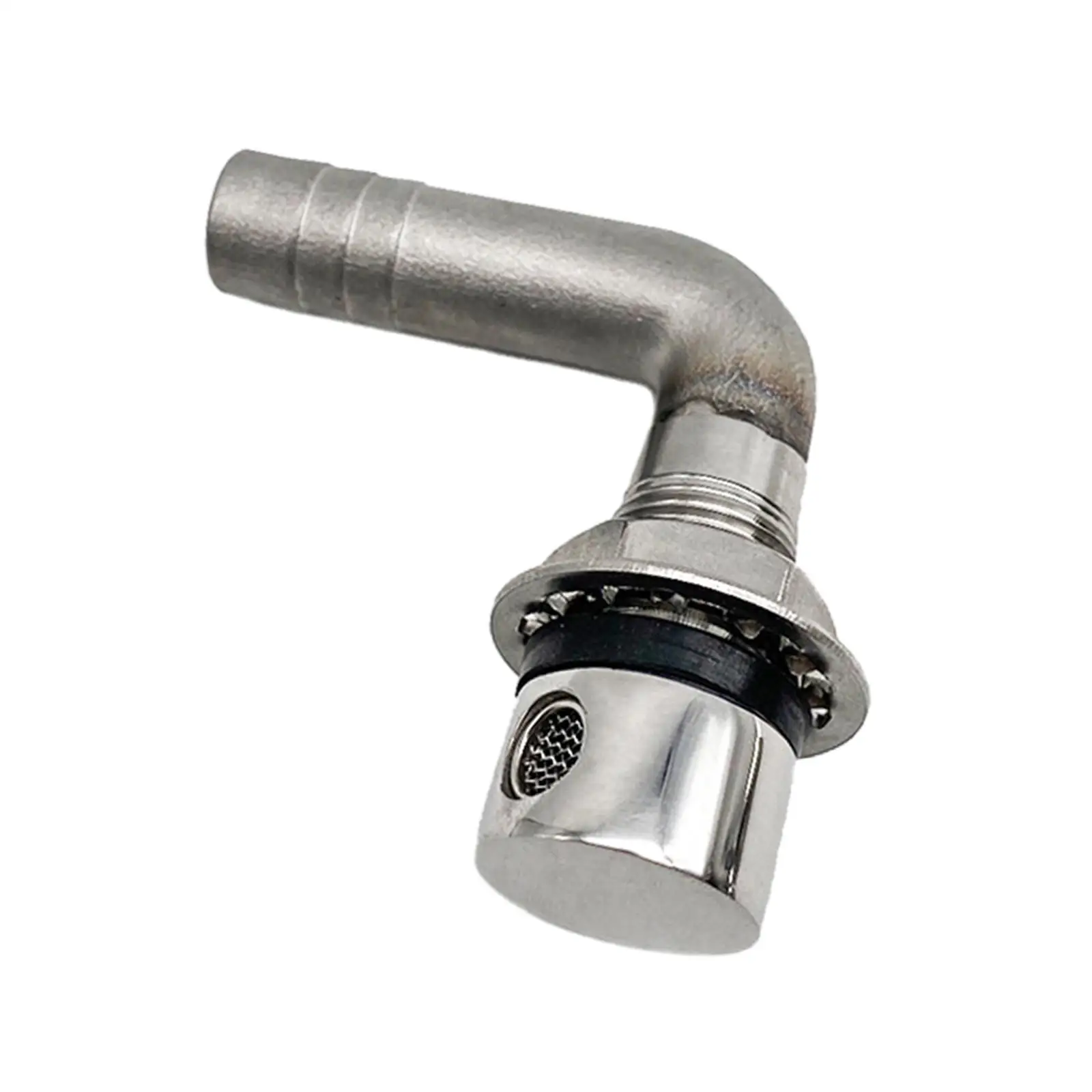 Ventilación del tanque de combustible del barco 90 °   Reemplazo de montaje empotrado de grado marino a través del casco para 5/8"