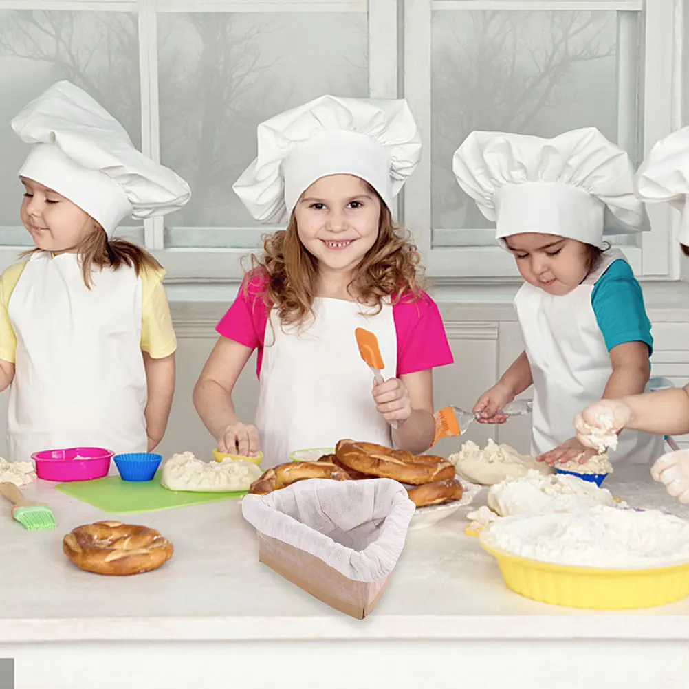 

Bread Basket Cloth Cover Baking Dough Fermentation Liner Oval Bread Basket for Sourdough Baking Supplies Kitchen Utensil