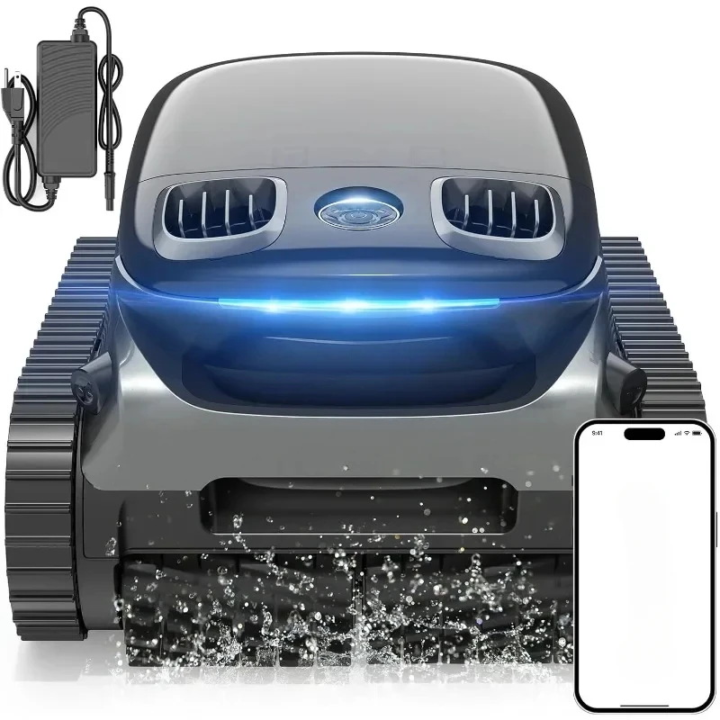 Scuba S1 Pro Cordless Robotic Pool Cleaner, 2024 Automatic Pool Vacuum with Horizontal Waterline Cleaning,Smart Navigation