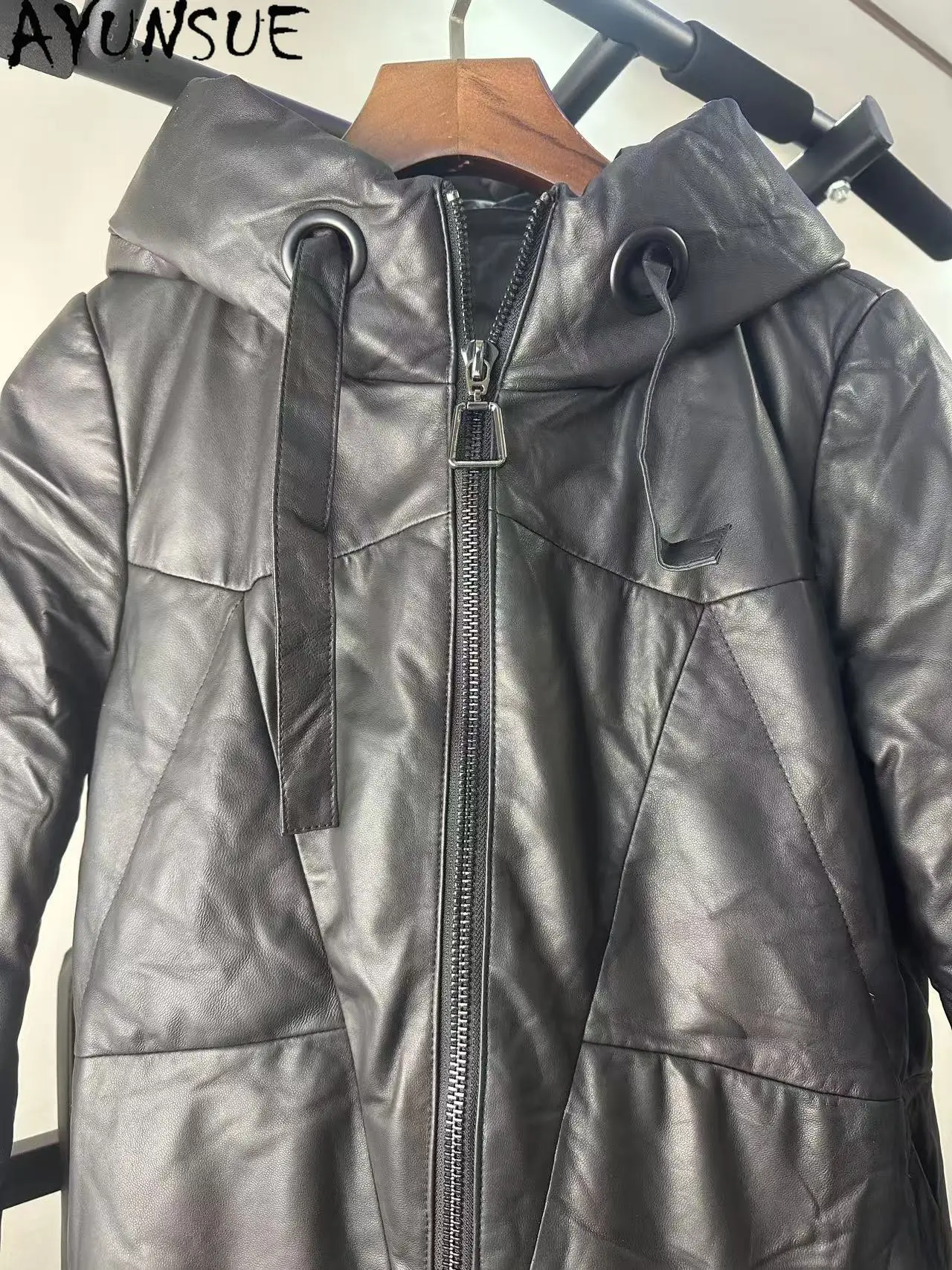 AYUNSUE Winter-Daunenjacke für Damen, mittellang, warm, Damenmäntel, einzigartiger Mantel, Promotion, kleine Mängel, keine Rückerstattung, kein Umtausch