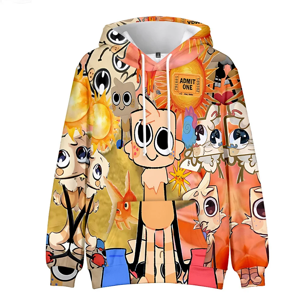 Dandy's World Anime Hoodie Sweatshirt Long Sleeve Pullovers Casual Streetwear Coat New Women Men Jacket Clothes Cosplay Costume