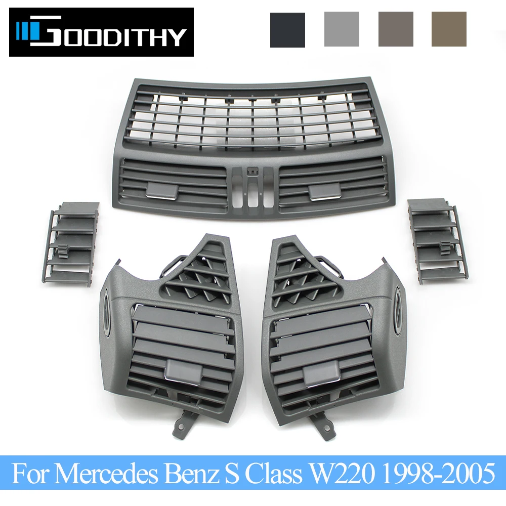

Car Front Dashboard Left Right Middle AC Vent Grille Outlet Panel Cover For Benz 1998-2005 S Class W220 2208300154, 2208300254