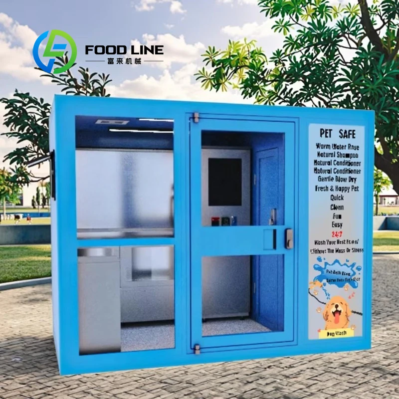 

Customized Outdoor Multi-functional Dog Washing Kiosk Self Service Washer Pavilion with Touch Screen