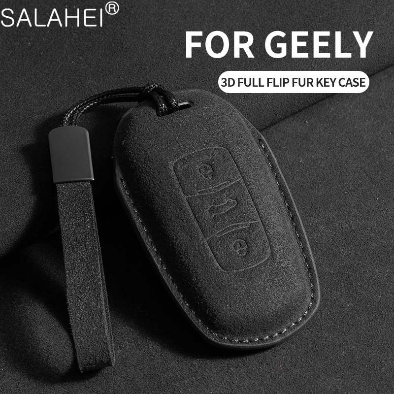 

Car Key Fob Cover Case Shell Holder Fit For Geely Coolray X6 Emgrand Global Kulrey Hawk GX7 Okavango Geometry C Remote Accessory