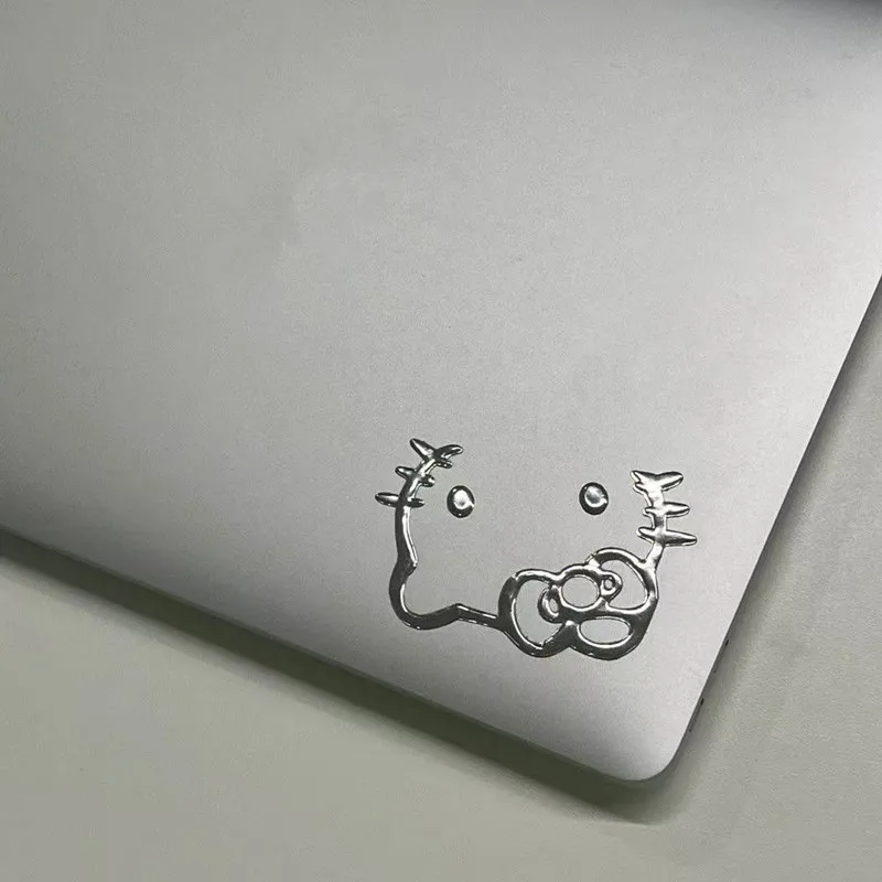 

Sanrio Hello Kitty 3D наклейки для ноутбука, украшения для ручного счета, водонепроницаемые наклейки, автомобильные универсальные наклейки для мобильного телефона