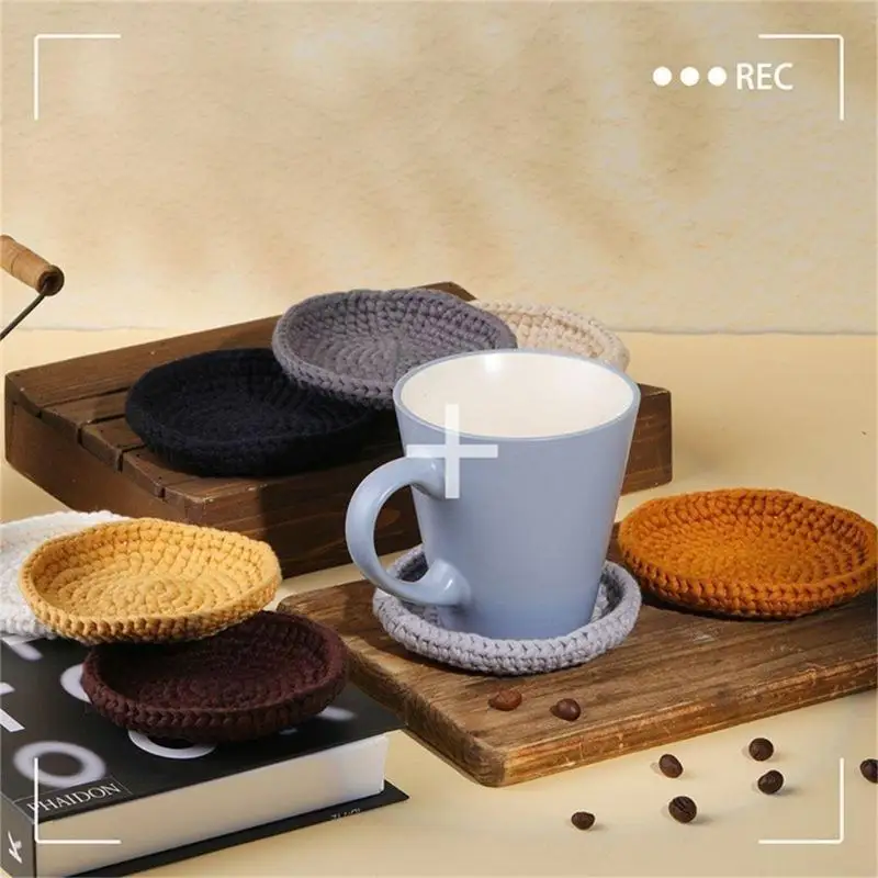 F19B Beginner Crochet Kits DIY Crochet Cup Kits Including Crochet Hook, Yarn, Step-by-Step Instruction for Kid Adult