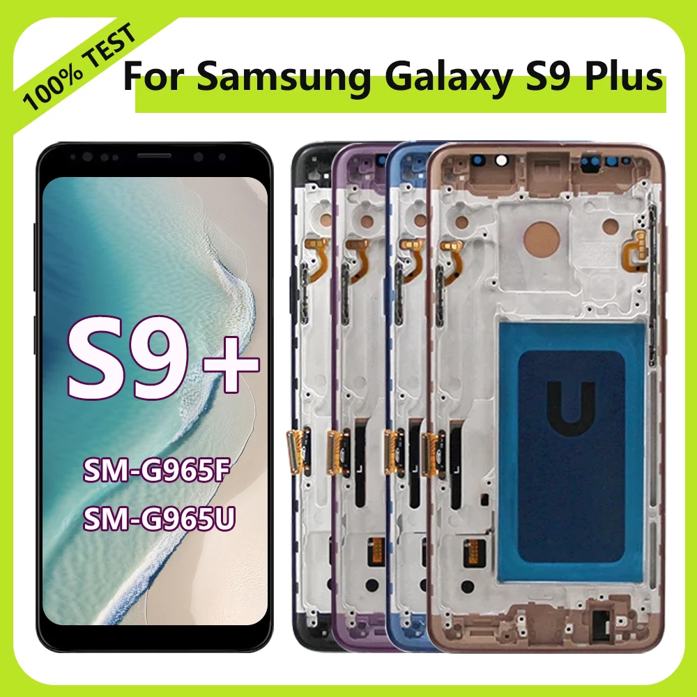 TFT S9 Plus LCD Display Screen For Samsung S9+ G965F G965U G965W LCD Replacement Display Touch Screen Digitizer S9 Plus LCD