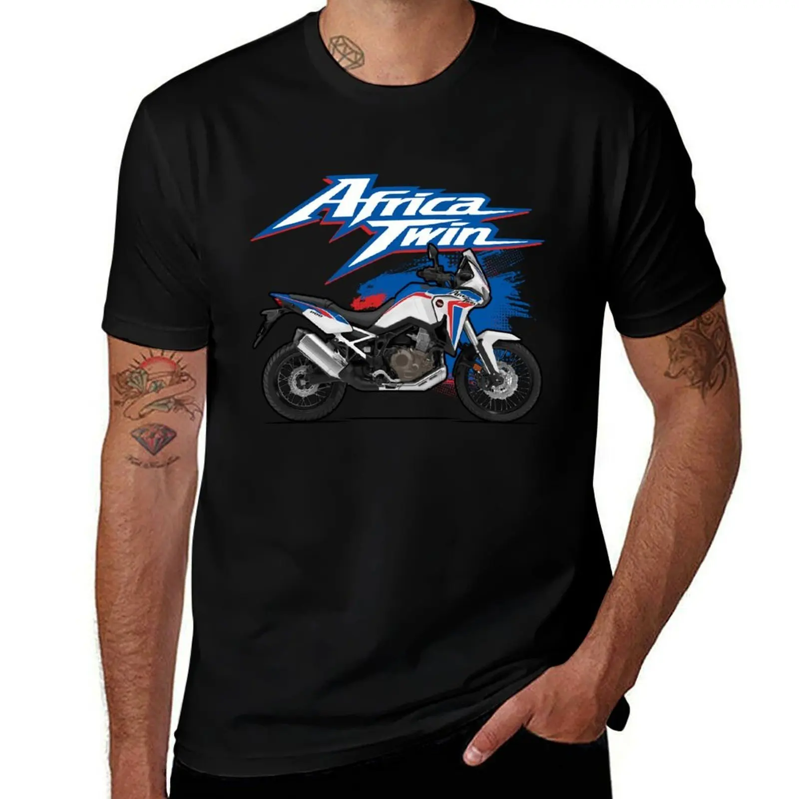 

Africa Twin 1100 T-Shirt Large Size Casual Short Sleeve Top