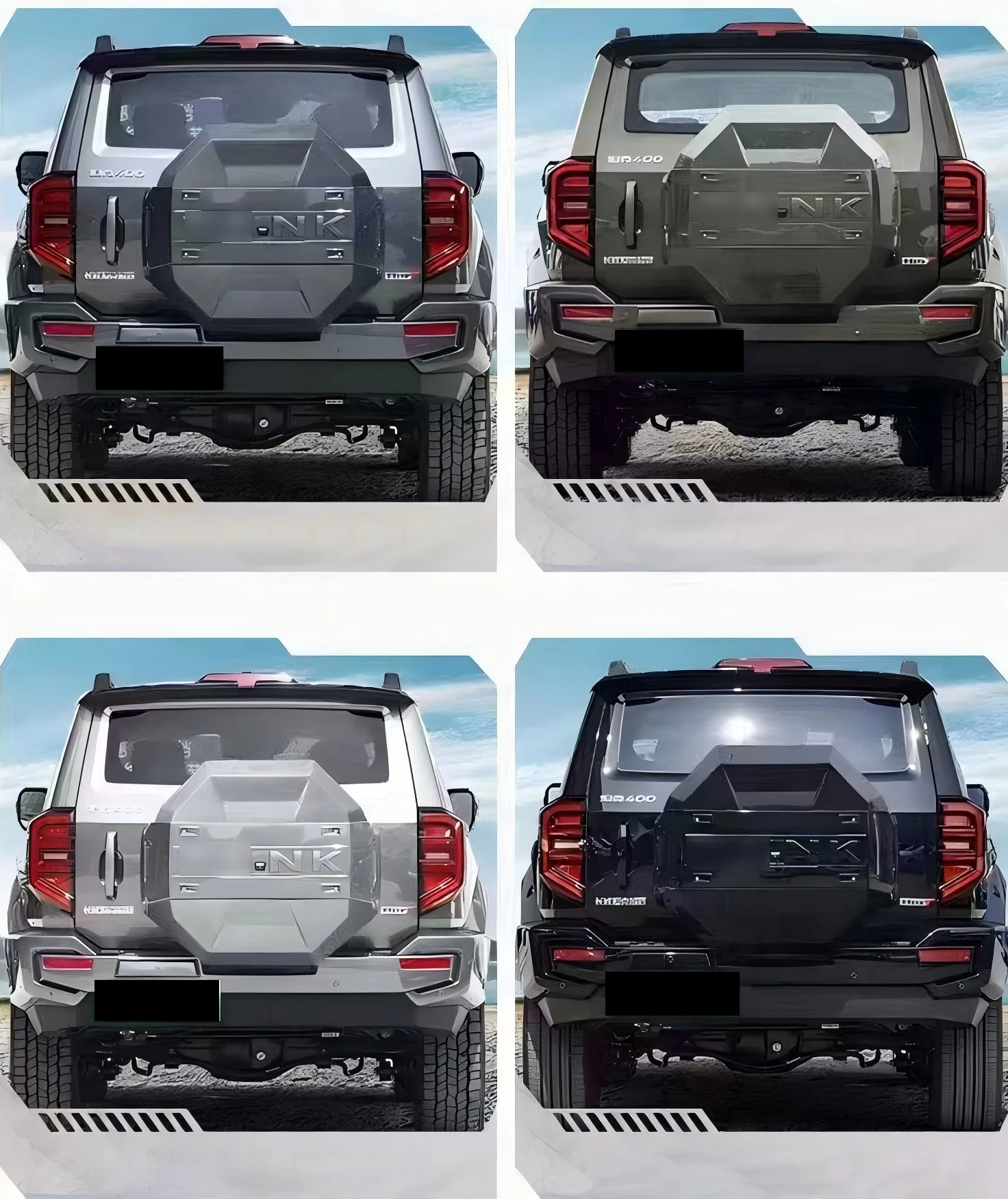 Hot Sell Spare Wheel Cover Waterproof Spare Tyre Cover Tire Cover for Tank-400 2022 2023 2024