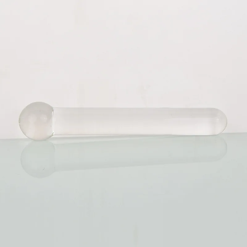 Wholesale Mini Size Cheap New Cute Transparent Masturbation Glass Penis Dildo Sex Toy/Clear Glass Dildo/Crystal Dildo for Home