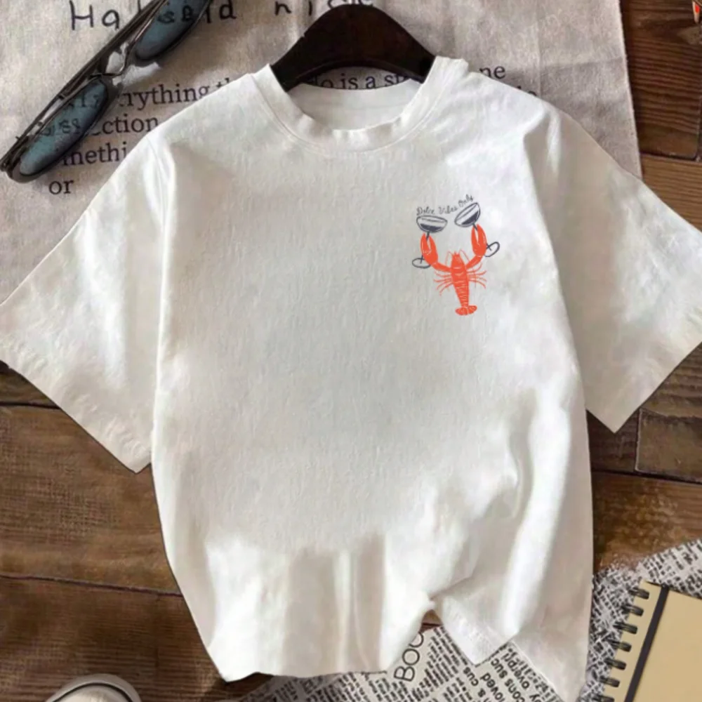 

Женская футболка большого размера, летняя мода, повседневный топ с короткими рукавами и принтом, пуловер, удобная футболка больших размеров, модный наряд