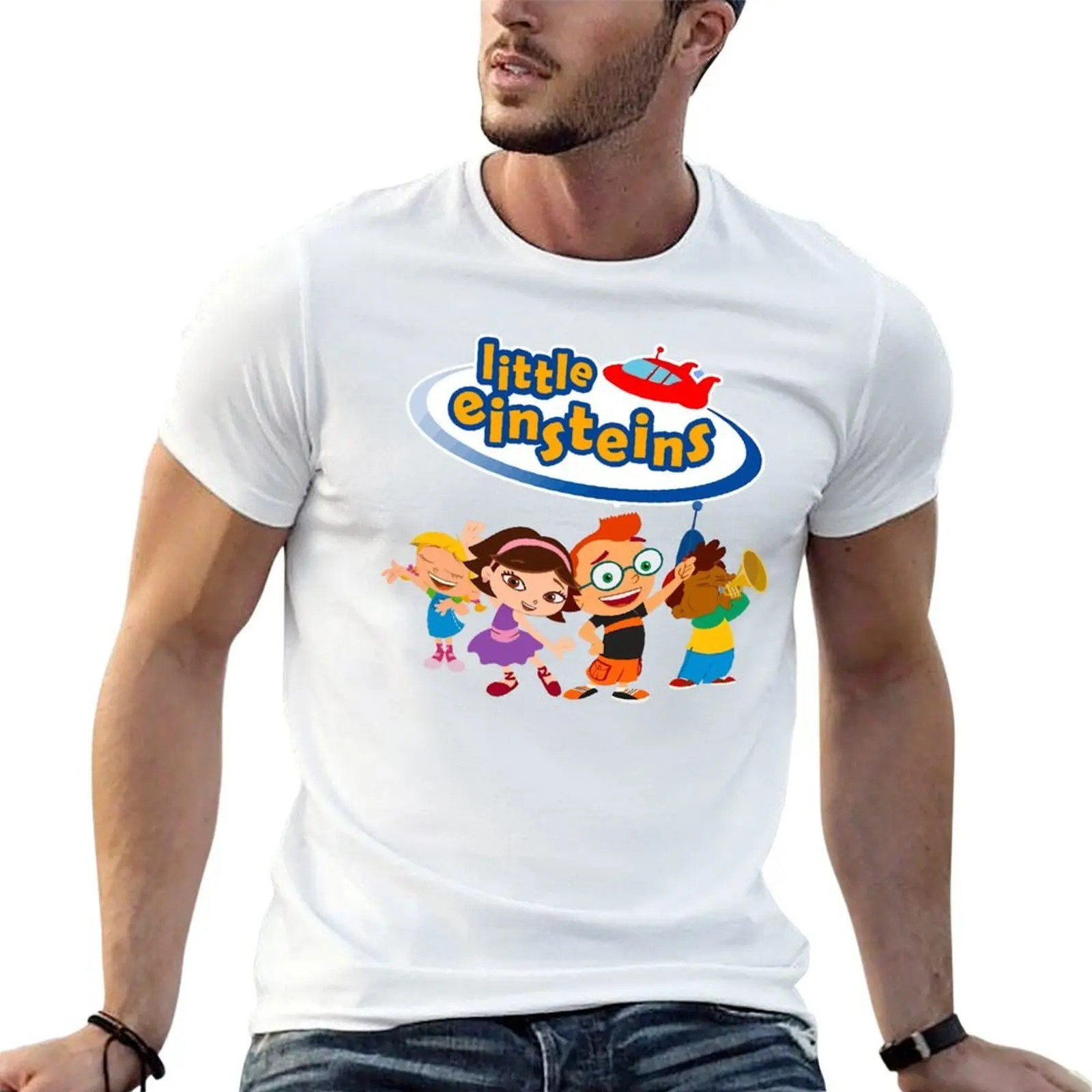 

Funny Little Einsteins T-Shirt funny t shirts dark humor t shirts with prints t shirt for man 100 percent cotton T-shirt