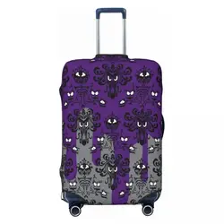 Haunted Mansion Halloween Ghost Travel Elastic Luggage Cover Washable Suitcase Cover Protector Fit 18-32 Inch Trolley Cover