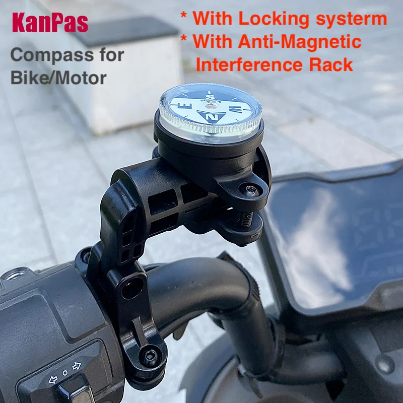 Kanpasバイクコンパス/自転車とオートバイコンパス/ハンドルバーコンパス/バイクアクセサリー