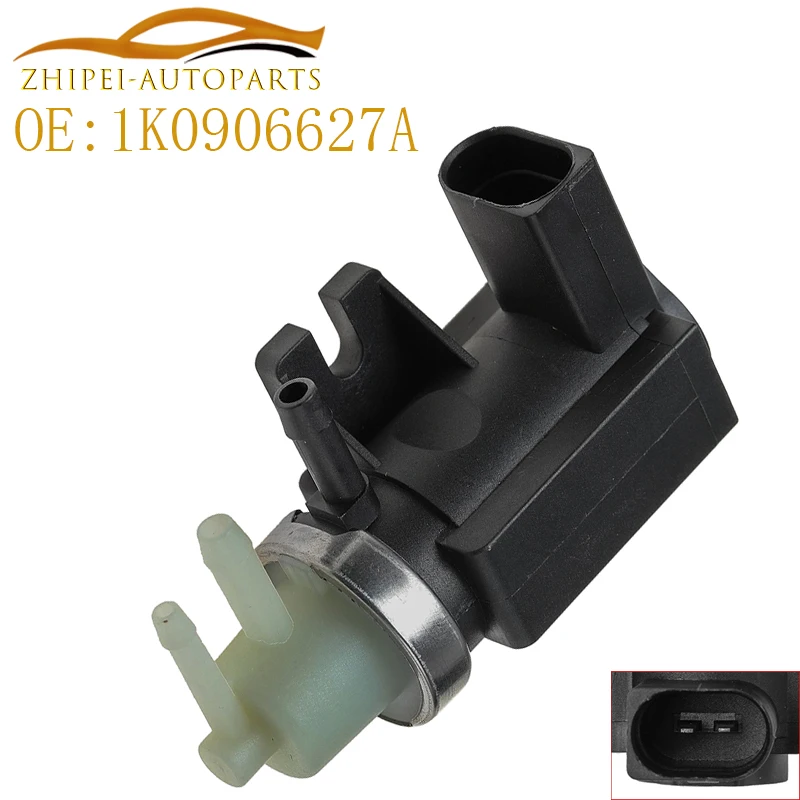 Válvula Solenoide de presión de refuerzo Turbo N75 1K0906627A para Audi A3 A4 A6 para Volkswagen T5 Transporter Jetta Passat Polo Touran