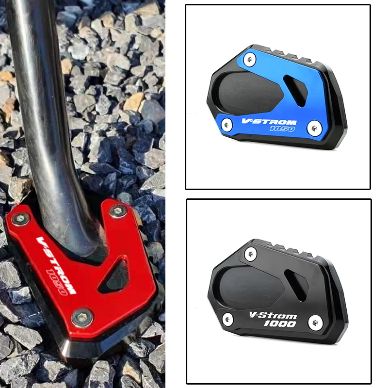 

For Suzuki Vstrom Vstrom1000 VSTROM1050 V-strom1050XT NEW Motorcycle CNC Foot Side Stand Extension Kickstand Pad Plate Anti-slip