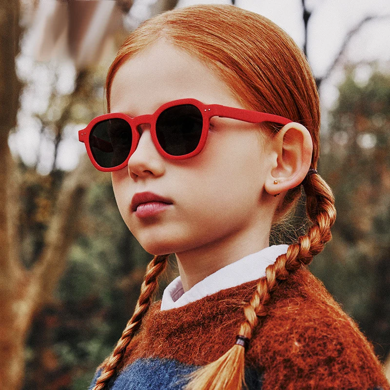 

O-Q CLUB модные детские силиконовые солнцезащитные очки с защитой от ультрафиолета, детские солнцезащитные очки унисекс для мальчиков и девочек, Lunette Women