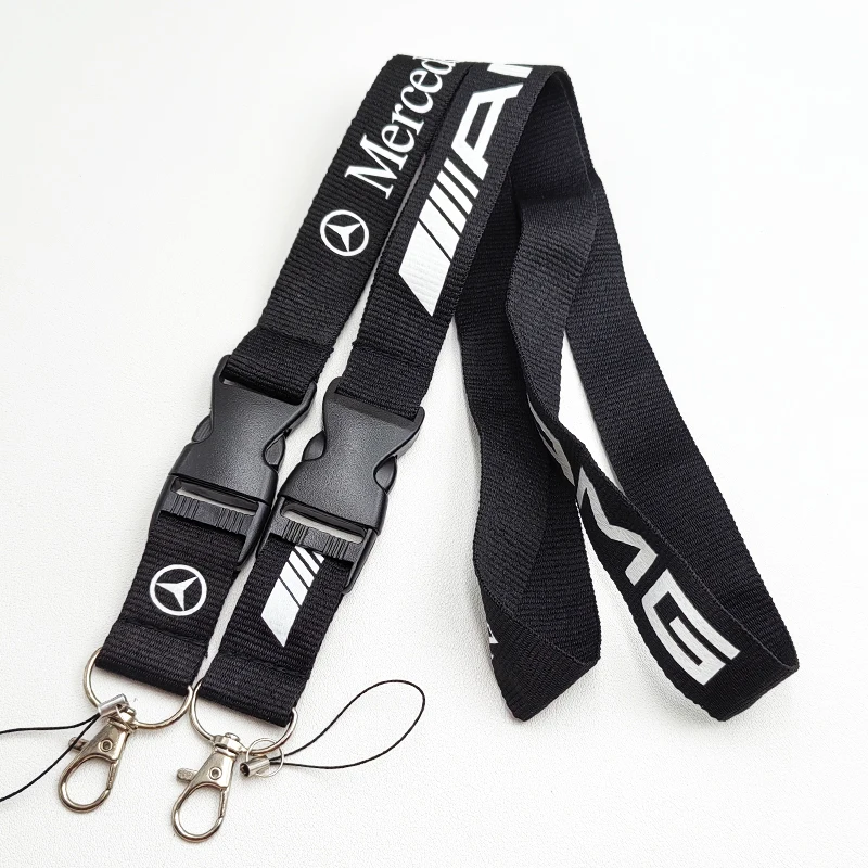 Benz Lanyard Keychain For Mercedes AMG W203 W204 W205 W212 W213 W221 W222 W223 W176 W177 W246 A B C E CLA GLA GLC CLE GLS Class