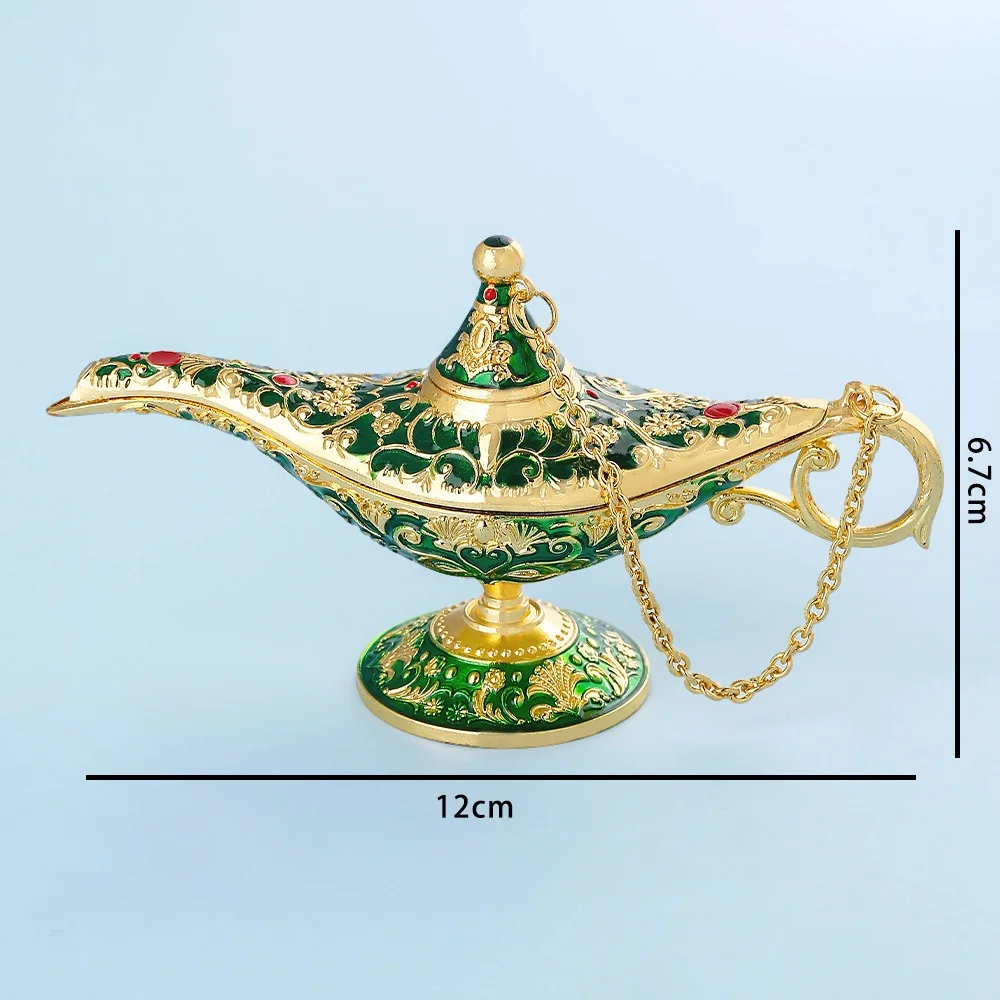 

Home Decoration Aladdin European Dining-Table Ornament Vintage Home Russian Ing Lamp Exquisite Decoration Crafts Retro