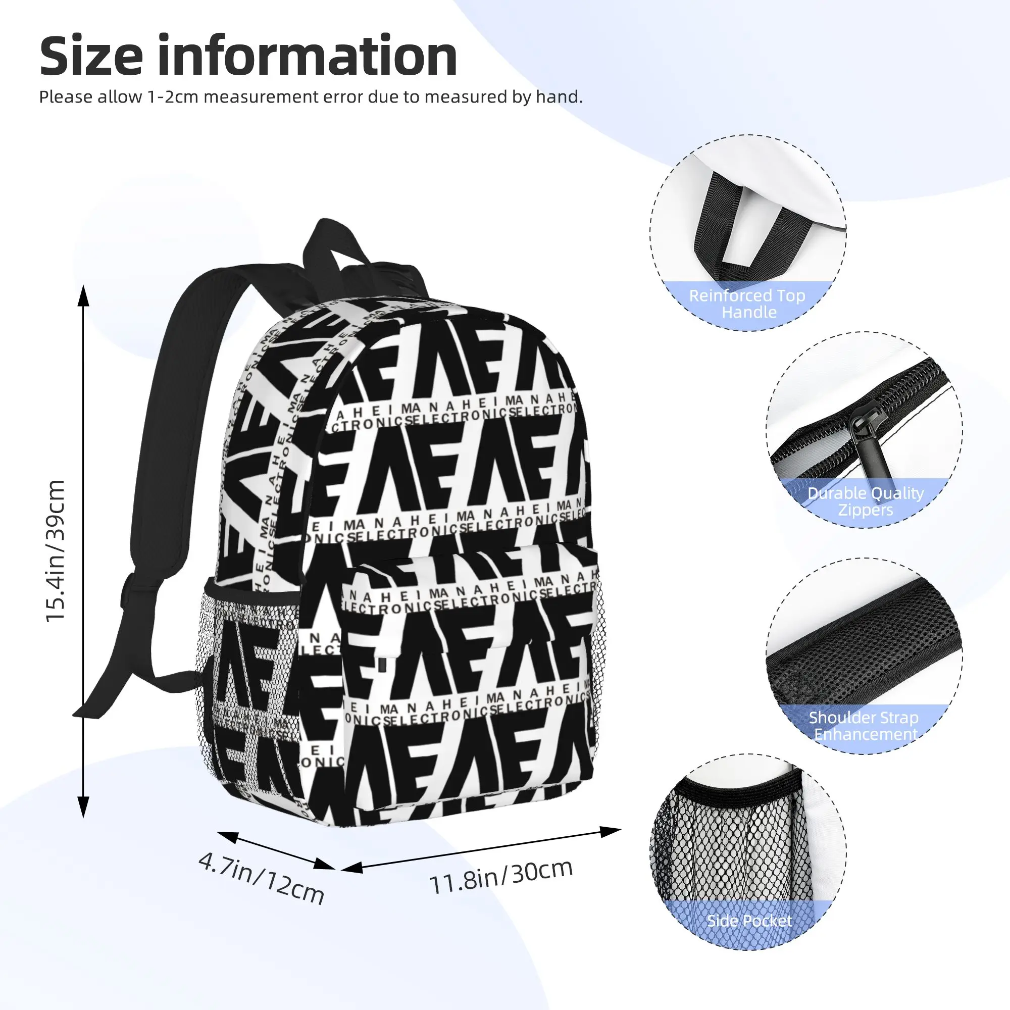 Anaheim Electronics Backpack Hot Sale Daypack Large Capacity Boys Girls BookBag Shoulder Bags for Men Women School Bag