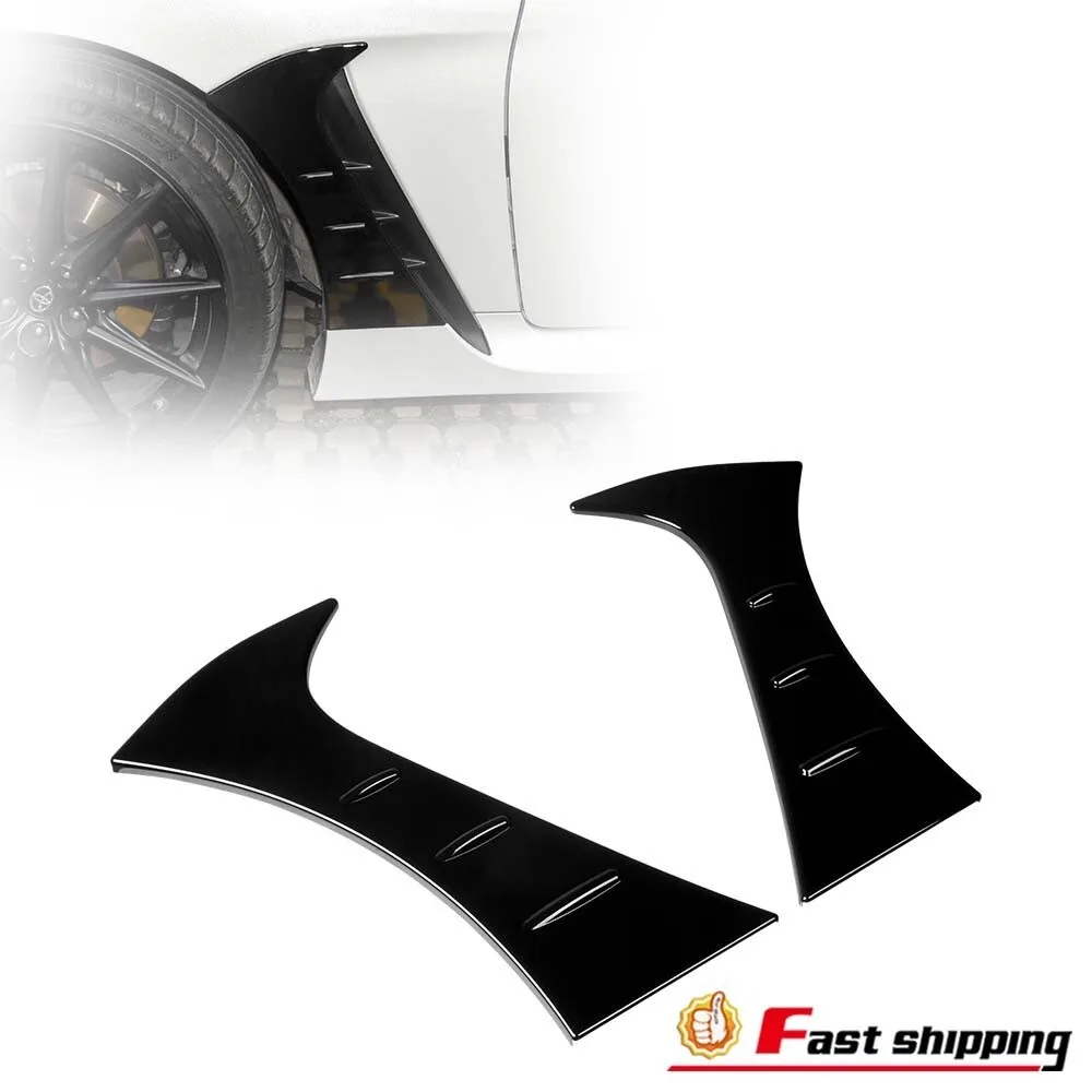 

Black Front Fender Air Vent Panel Trim Fit 2022 2023 BRZ ZD8 GR86 ZN8 Left+Right