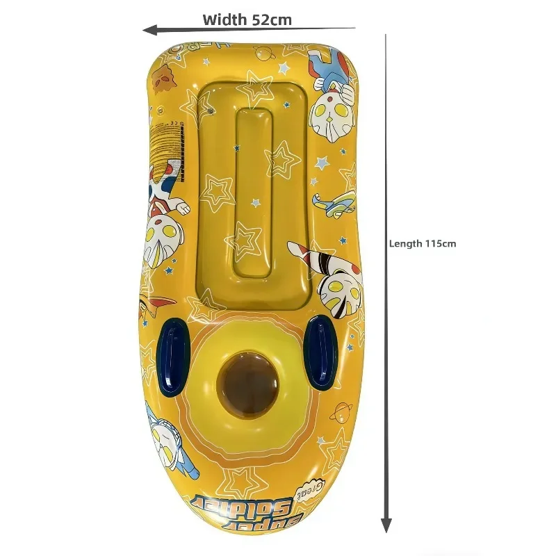 Summer Hot-Selling Kids Inflatable Surfboard, 115cm PVC Float Board for Water Play, Swimming, River Drifting, Floating Raft