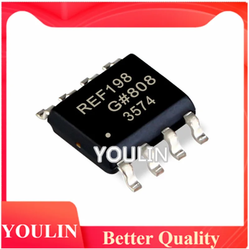 REF198GSZ REF198GSZ-REEL Silkscreen REF198 Voltage Reference Chip, original e genuíno, 3PCs