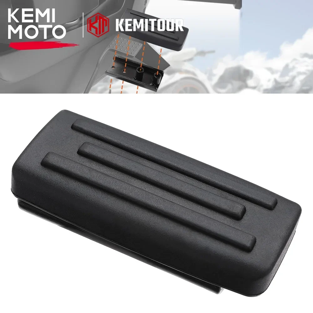 KEMIMOTO-Pedal de freno para carretera, reposapiés extendido Compatible con Can-Am Ryker 600 900 Rally Sport Edition, estribos de Metal y plástico