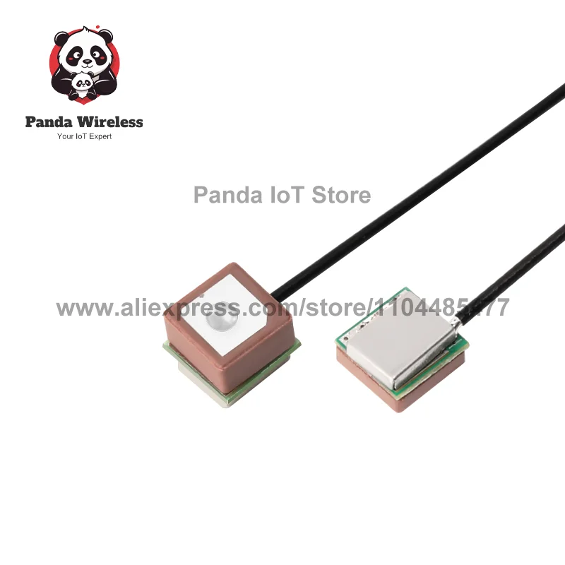 Beidou-antena GPS de cerámica de 12cm, 2 uds., activa integrada, 1575,42 Mhz, U.FL de alta ganancia para grabadora de conducción de coche de posición aérea UAV