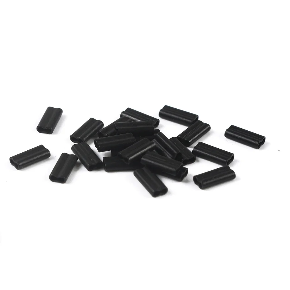 

Fishing Krimps Braids Leader Fishing Accessories Metal Mm Pcs Set Stiff Coated Black Braids Leader Carp Fishing