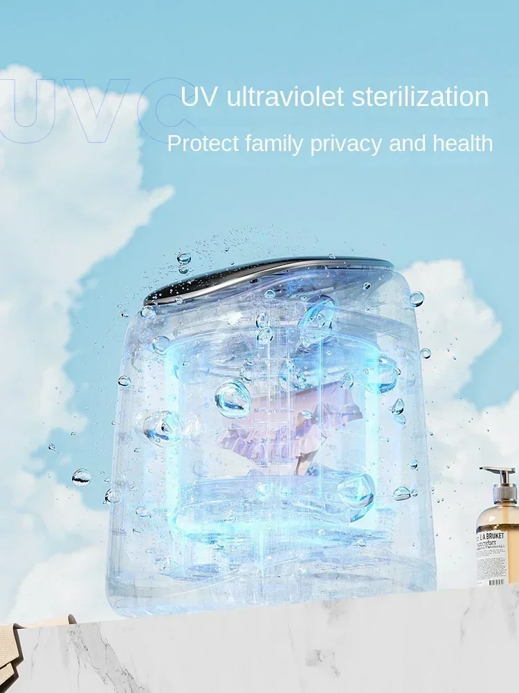 آلة غسيل وتجفيف صغيرة أوتوماتيكية بالكامل ، آلة تنظيف داخلية متكاملة ، أداة غسيل جورب صغيرة